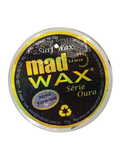 Parafina Mad Wax Série Ouro