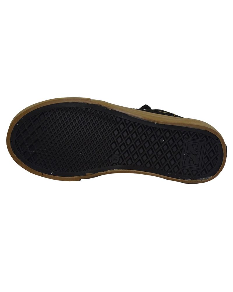 Solado Tênis Cano Alto Europe Preto/kaki