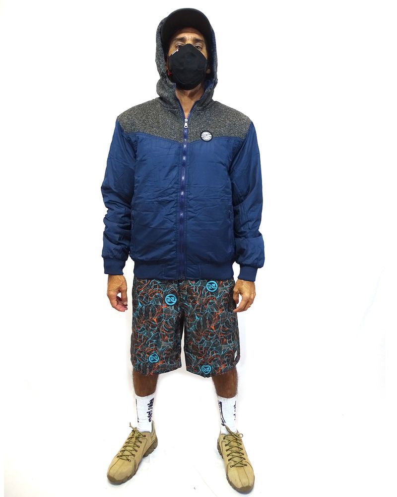 Look Casaco Nylon Chile Marinho
