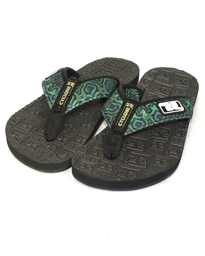 Chinelo-Deck-Logo-Forest-Verde