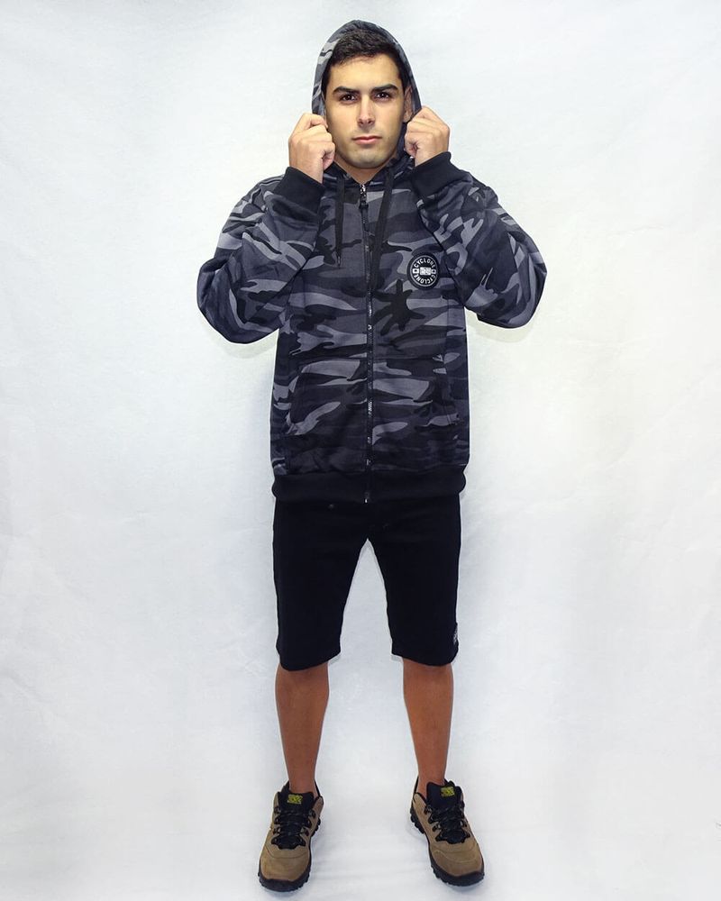 Look-Casaco-Canguru-Camuflado-Rubber-Cinza