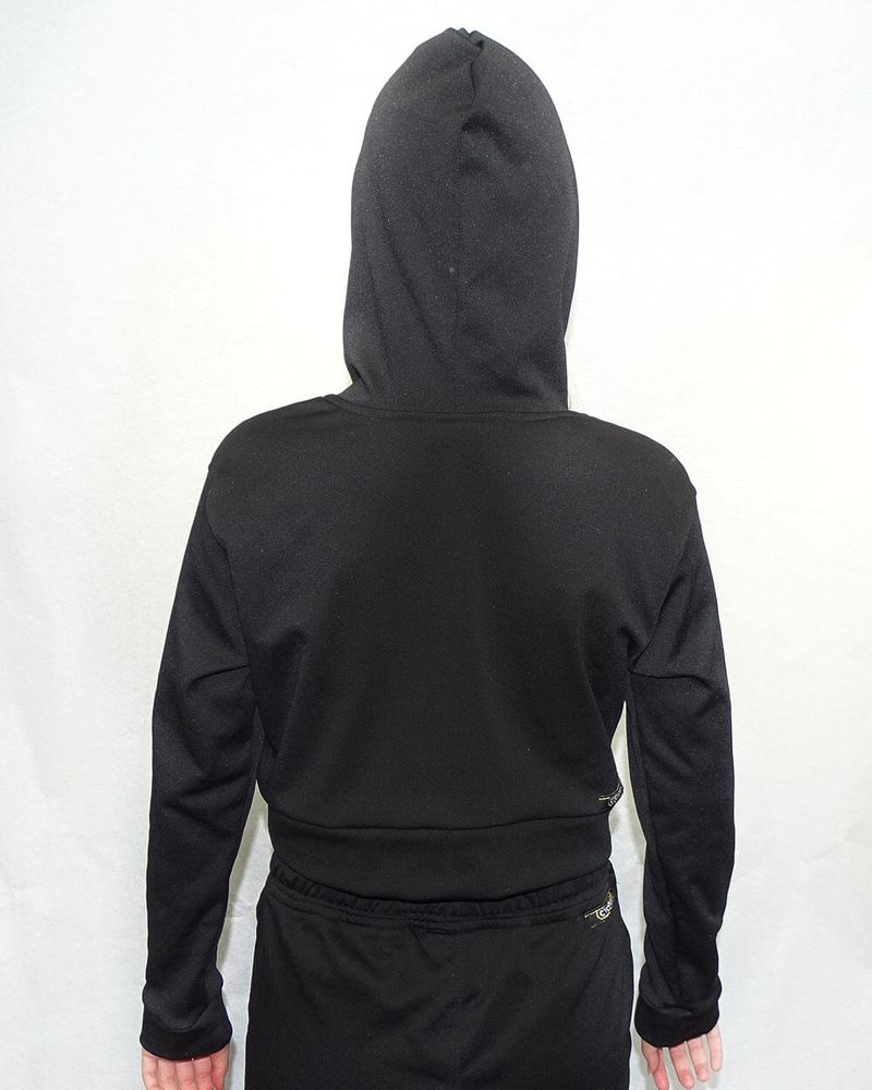 Costas-Casaco-Canguru-Fem-Logo-Name-Preto