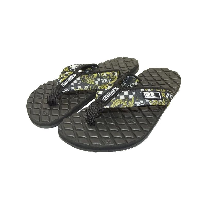 Chinelo-Deck-Combat-Chess-Tribal-Preto-