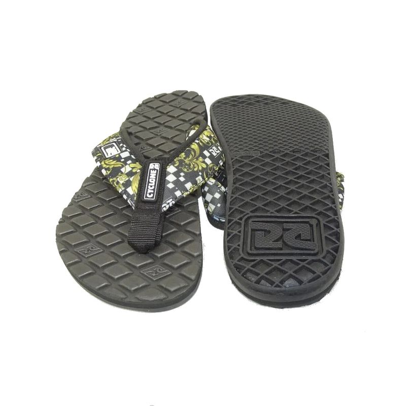Sola-Chinelo-Deck-Combat-Chess-Tribal-Preto-
