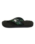 Lateral-Chinelo-Deck-Bricks-Logo-Neon-Preto