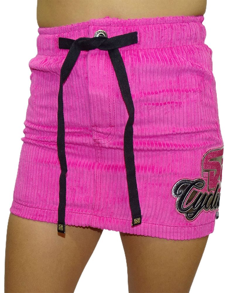 Frente-Saia-Veludo-Logo-Name-Heavy-Pink