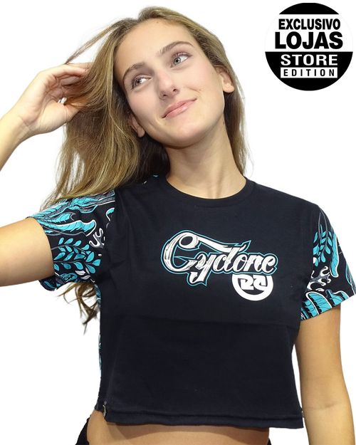 Blusa Feminina Cyclone Dif Cropped Flyer Fish