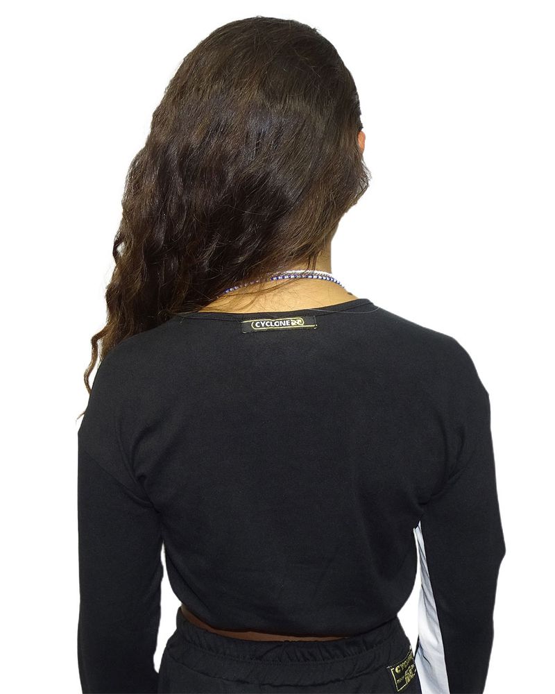 Costas-Blusa-Feminina-Manga-Longa-Dif-Bicolor-Preto