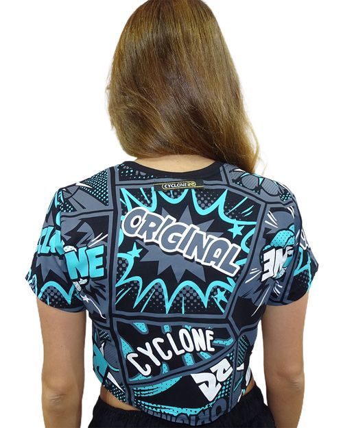 Blusa Dif Cropped Cartoon