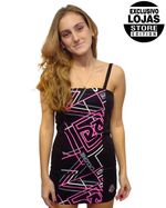 Vestido-Cyclone-Veludo-Geometric-Neon-Light-Preto