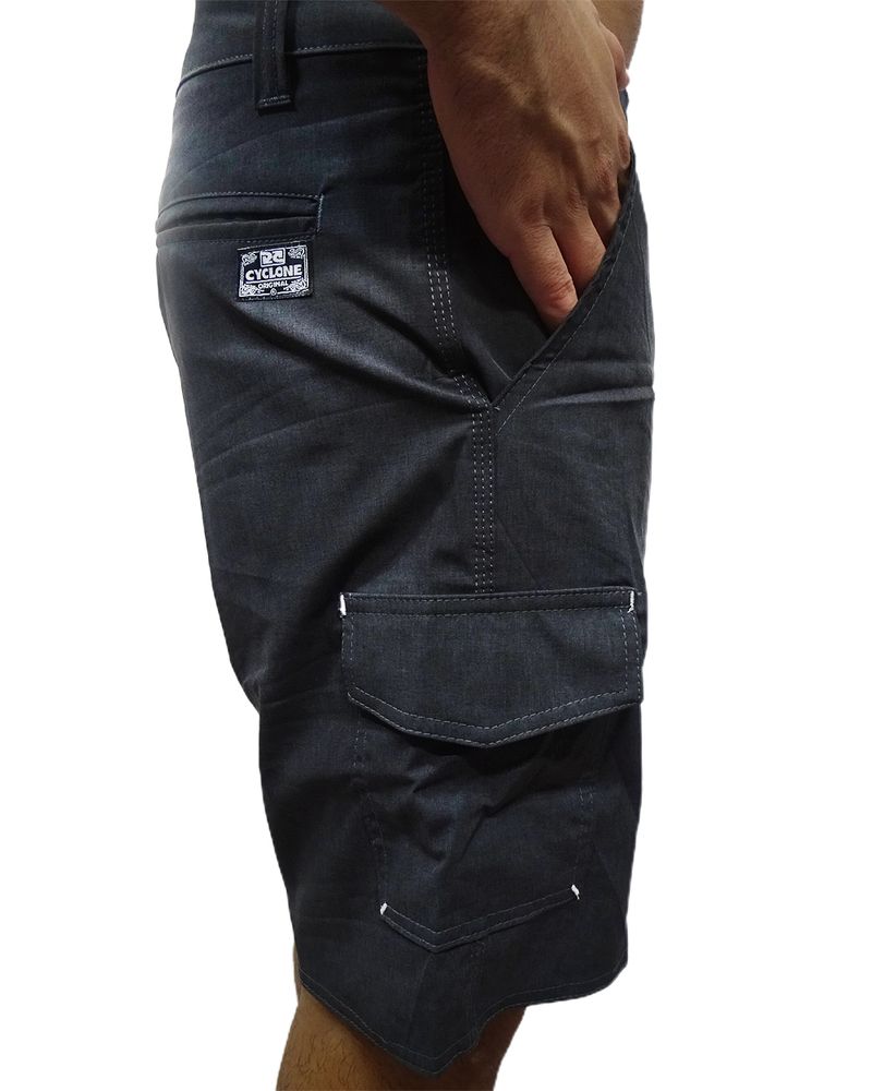 Crop-Bermuda-Cyclone-Hybrida-Stretch-Cargo-Mescla-Preto