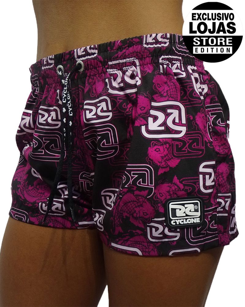 Short-Feminino-Stretch-Elastico-Carpa-Seta-Preto