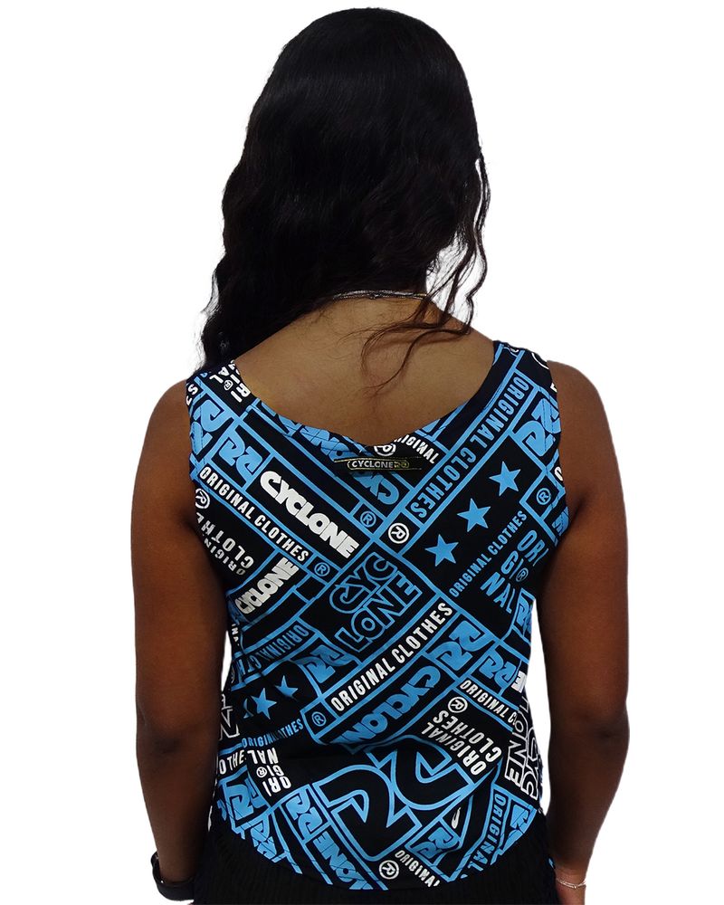 Regata-Feminina-Cyclone-Curta-Flash-Preto-Azul