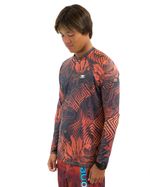 Camisa-Hibrida-Manga-Longa-UV-Tropical-Primitive-Laranja