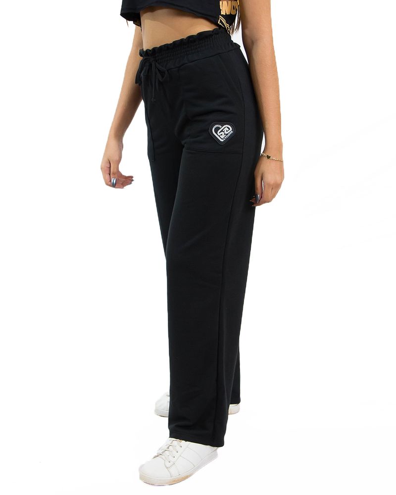 Calca-Feminina-Cyclone-Moletom-Wide-Leg-Preto