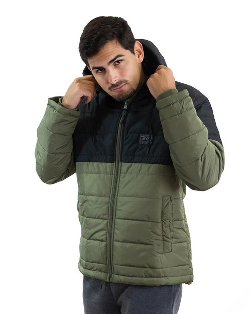 Casaco Cyclone Puffer Bicolor