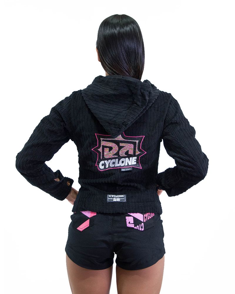 Jaqueta Feminina Cyclone Veludo Relax Logo Force Heavy - Cyclone