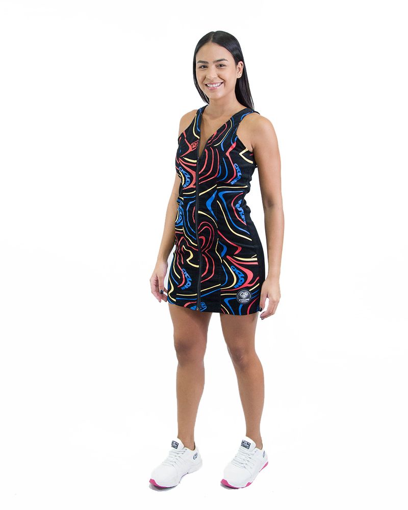 Look-Vestido-Cyclone-Veludo-Crazy-Lines-Light-Vermelho-Azul