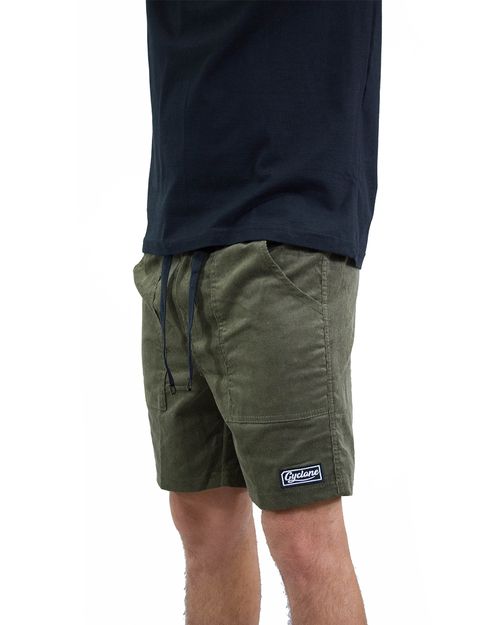 Bermuda Cyclone Veludo Stretch Retrô Carving Slim