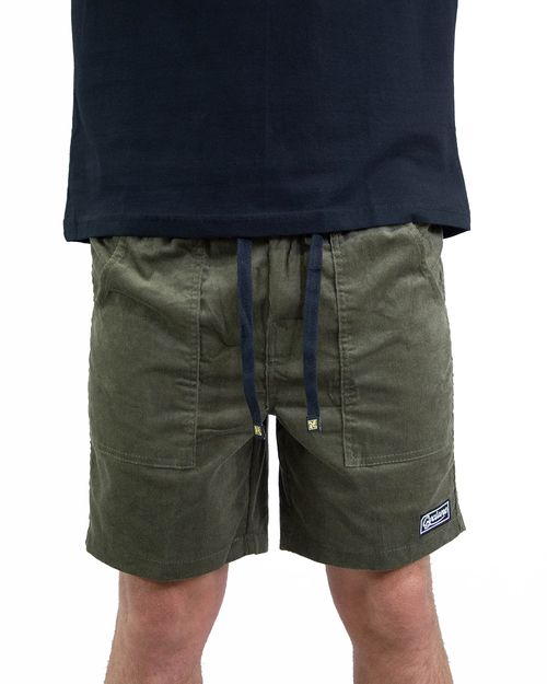 Bermuda Cyclone Veludo Stretch Retrô Carving Slim
