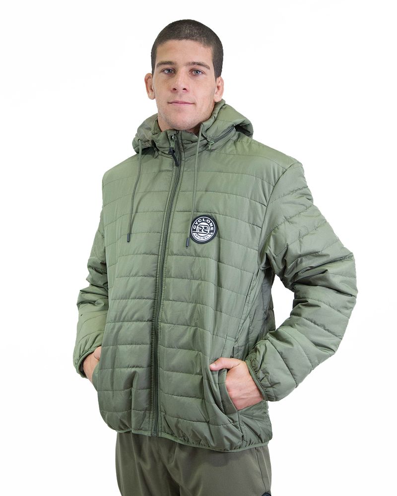 Casaco-Cyclone-Puffer-Snow-Verde-Musgo