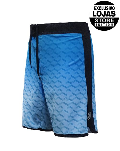 Bermuda Cyclone Água Flex Comfort Geometric Setas