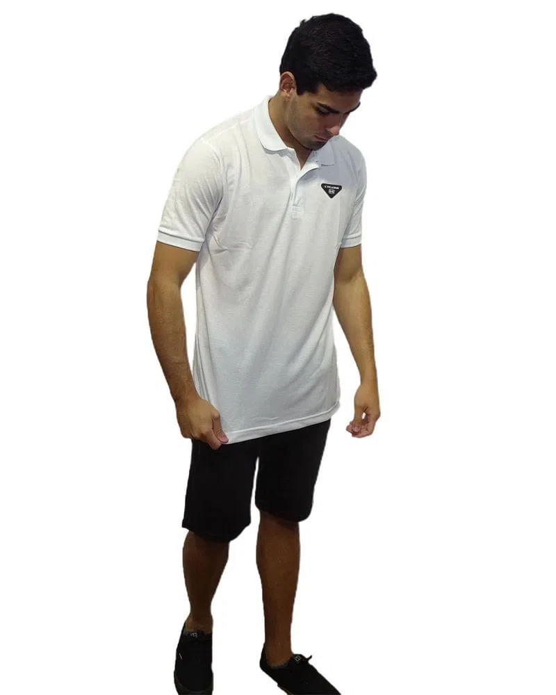 Look-Camisa-Polo-Piquet-Clean-Branco