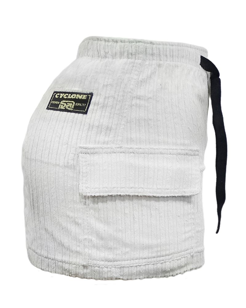 Verso-Saia-Cyclone-Veludo-Relax-Cargo-Pocket-Heavy-Branco