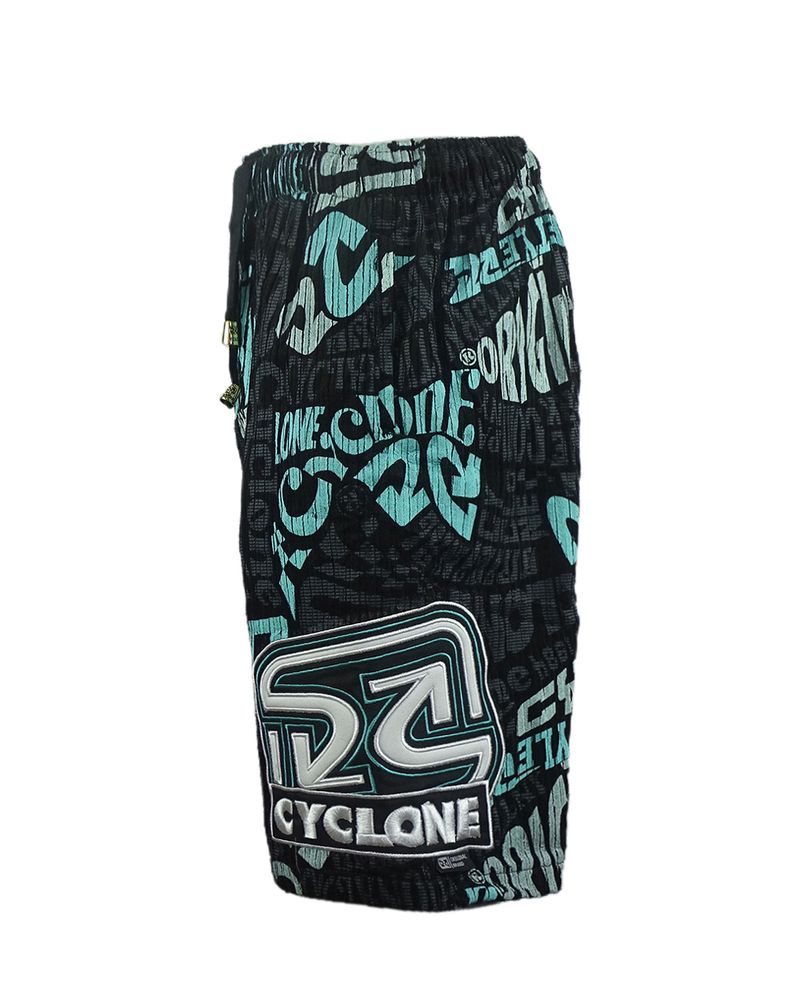 Lateral-Bermuda-Cyclone-Veludo-Original-Zig-Zag-Preto-Verde