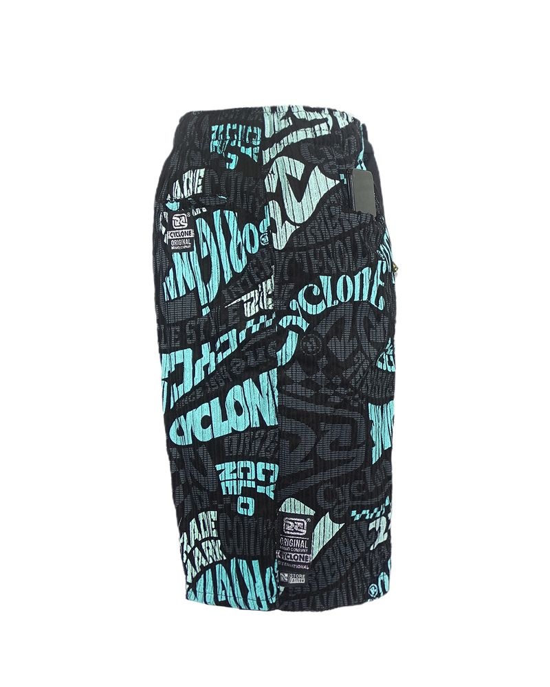 Verso-Bermuda-Cyclone-Veludo-Original-Zig-Zag-Preto-Verde