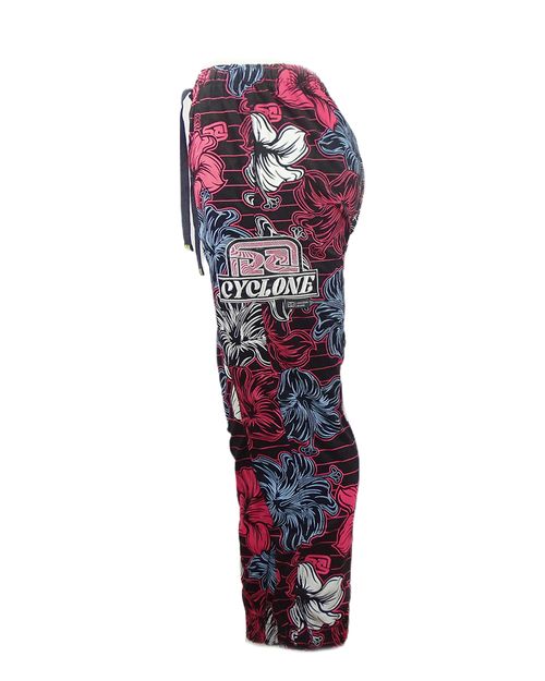 Calça Feminina Cyclone Veludo Slim Flower Logos Light