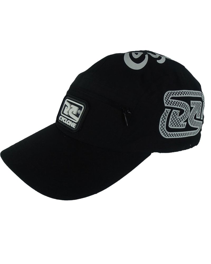 Bone-Cyclone-Microfibra-Pocket-Zip-Logo-Preto