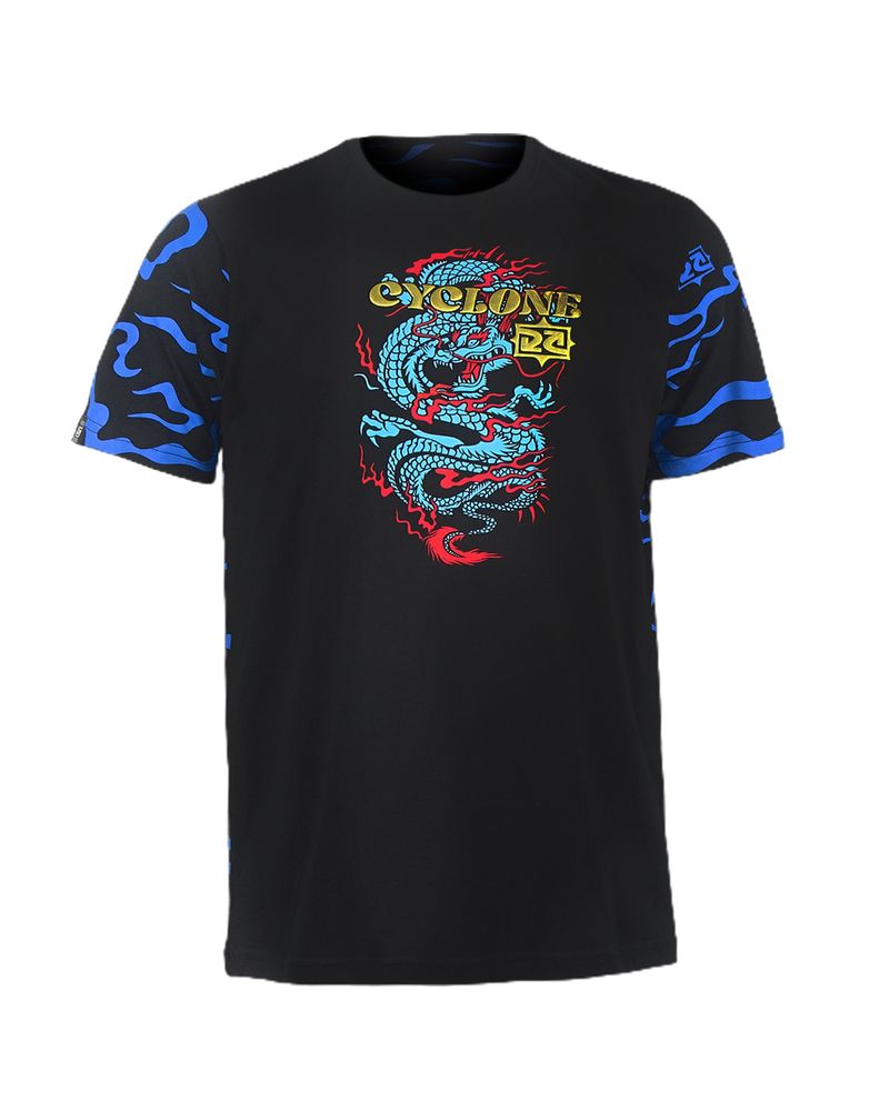 Frente-Camisa-Cyclone-Dif-Full-Dragon-Bolt-Preto-Azul