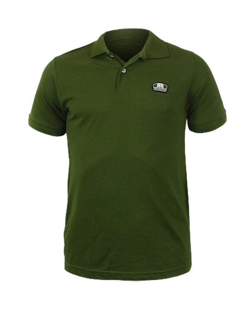 Camisa-Cyclone-Polo-Piquet-Original-Verde-Militar