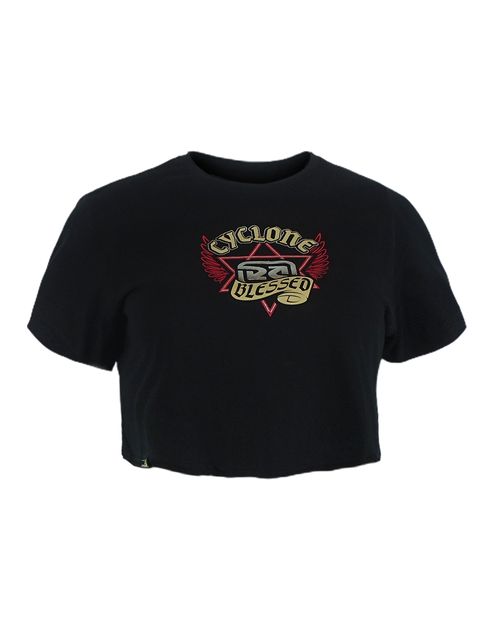 Baby Look Cyclone Cropped Blessed Metal
