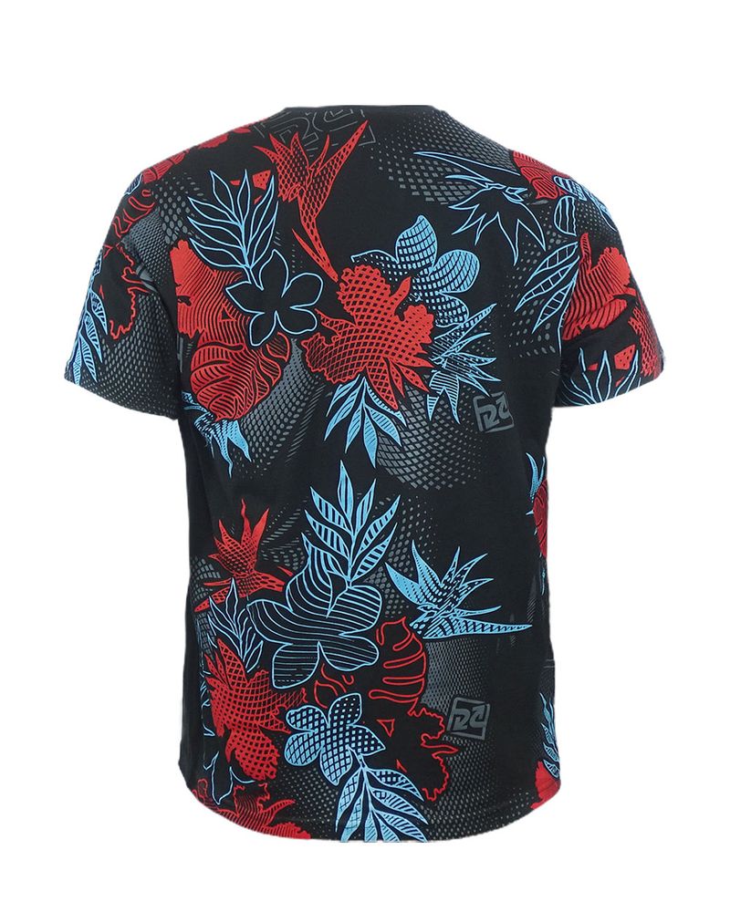 Camisa-Cyclone-Dif-Full-Tropical-Hawaii-Preto-Vermelho