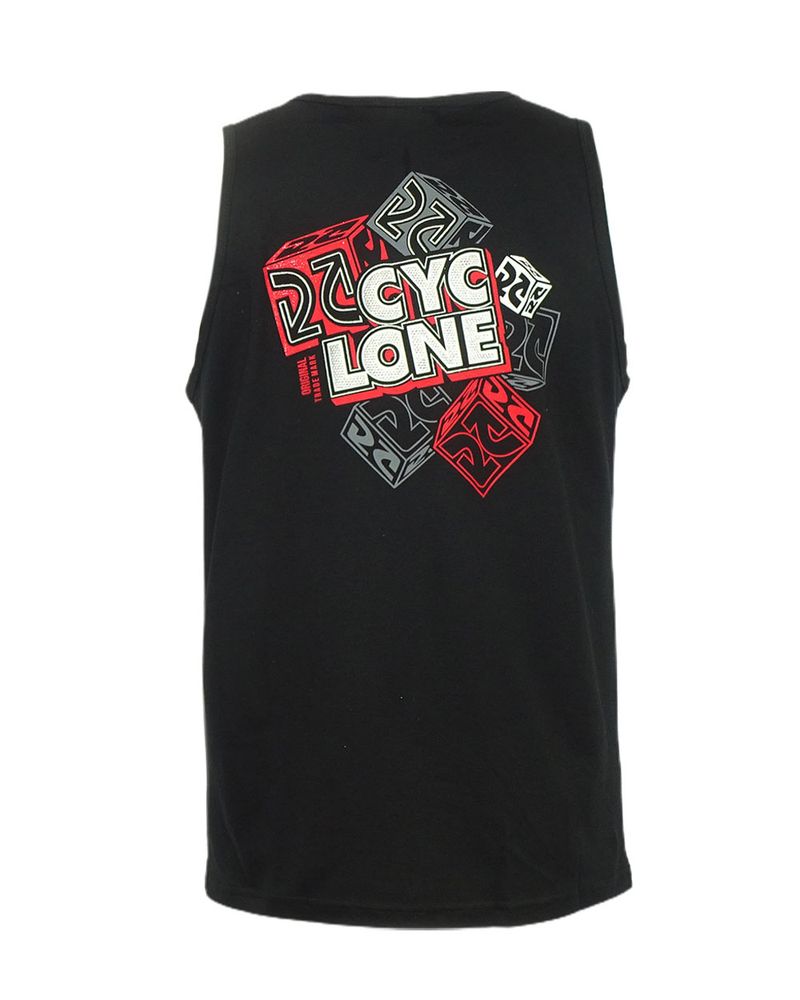 Regata-Cyclone-Logo-Cube-Metal-Preto