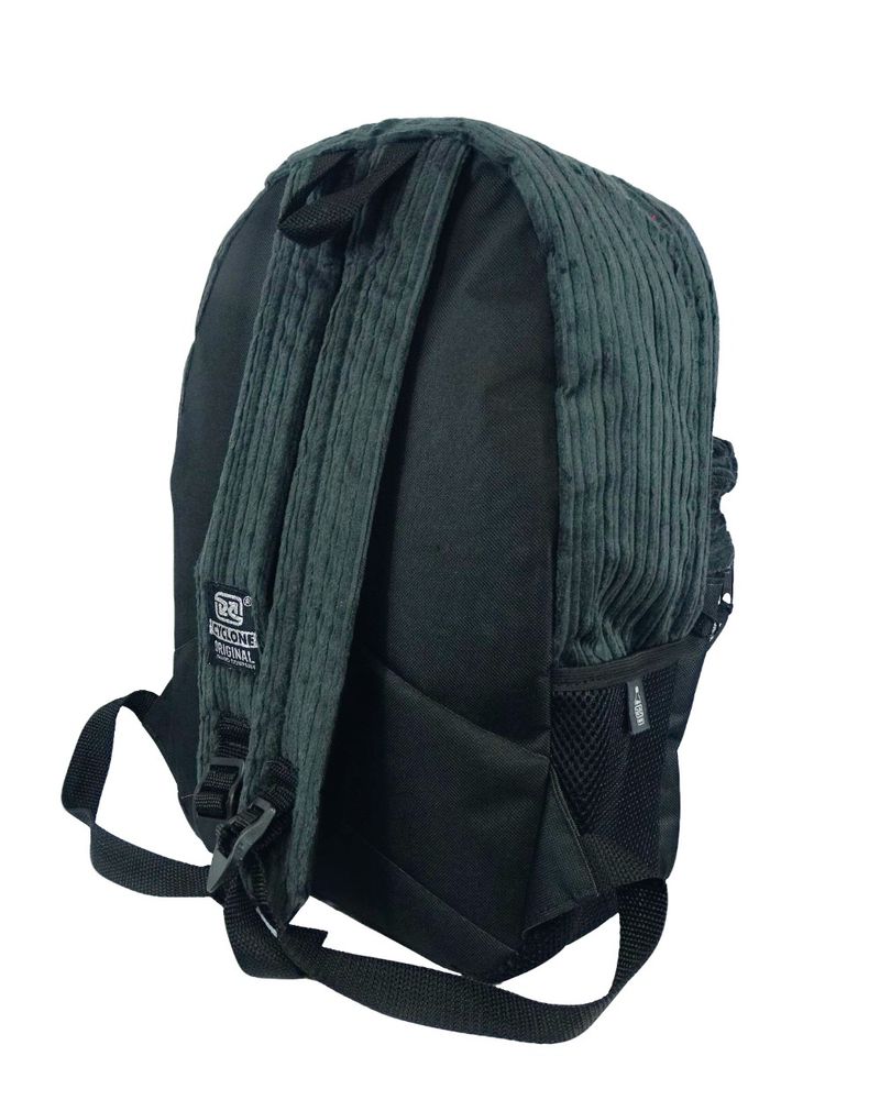 Alcas-Mochila-Cyclone-Veludo-Haleiwa-Cinza-Chumbo