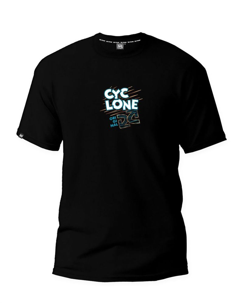 Frente-Camisa-Cyclone-Logo-School-Metal-Preto