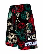 Bermuda-Cyclone-Veludo-Yang-Dragon--Preto-Vermelho