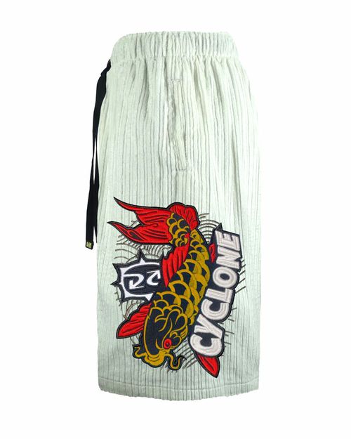 Bermuda Cyclone Veludo Relax Fish Tattoo (Bordado Refletivo)