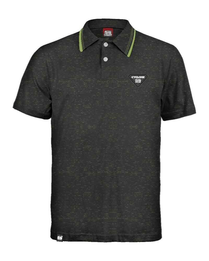 Camisa-Cyclone-Polo-Mouline-Preto-Verde