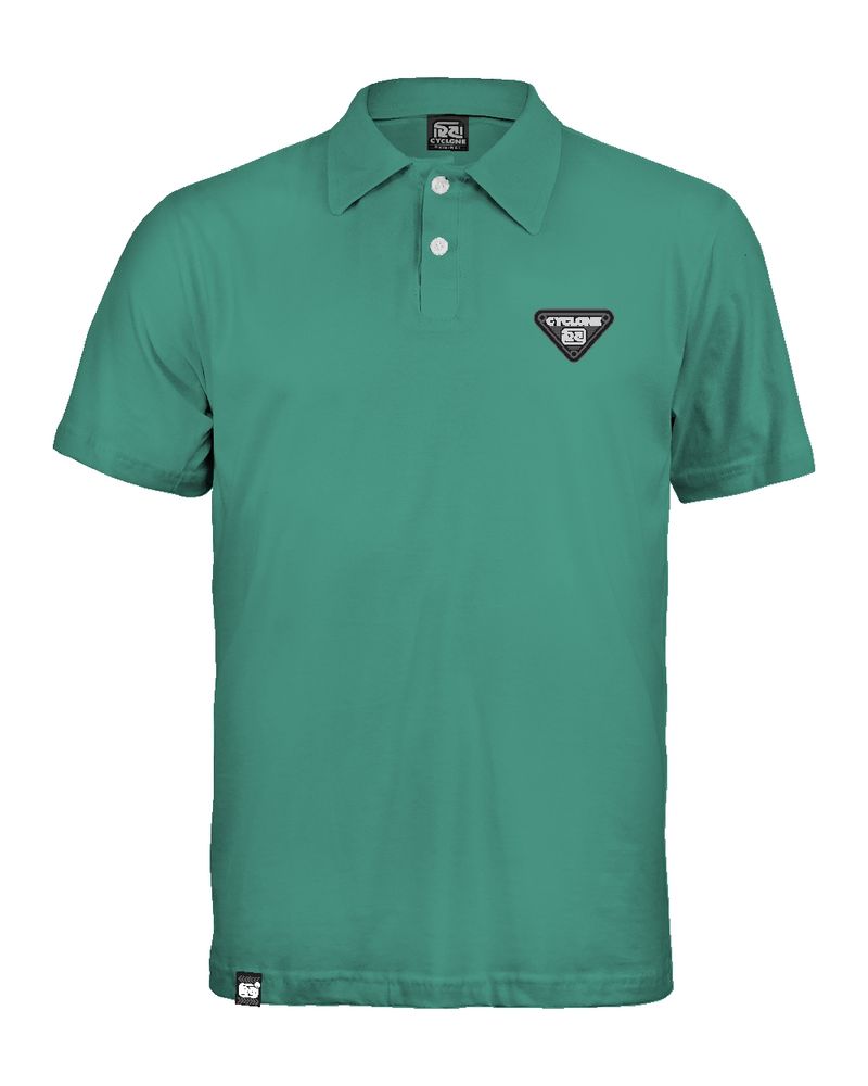 Camisa-Cyclone-Polo-Piquet-Clean-Verde