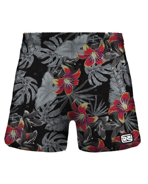 Short Cyclone Curto Premium Big Flowers