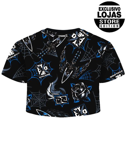 Blusa Feminina Cyclone Dif Cropped Full Vikings