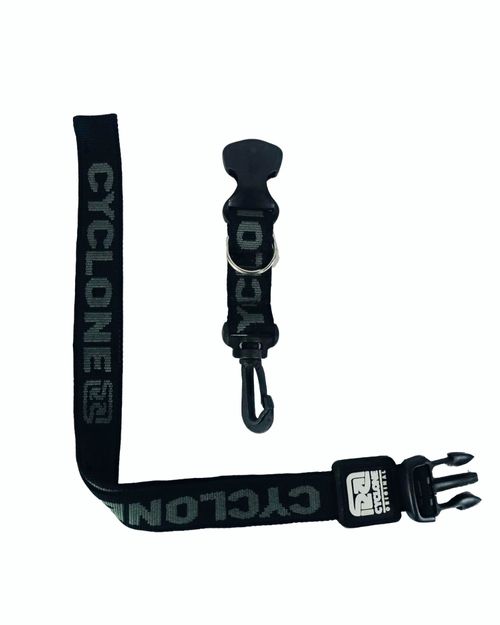 Chaveiro Cyclone Cordão Premium - PRETO/GRAFITE