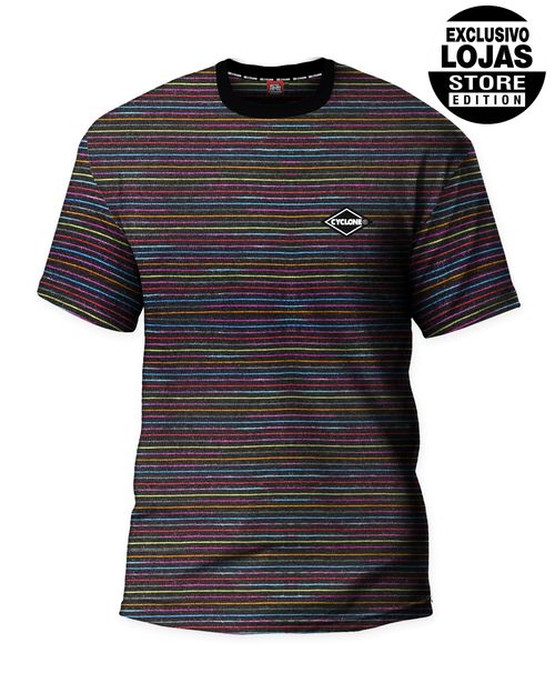 Camisa Cyclone Dif Slim Listra Interlaken