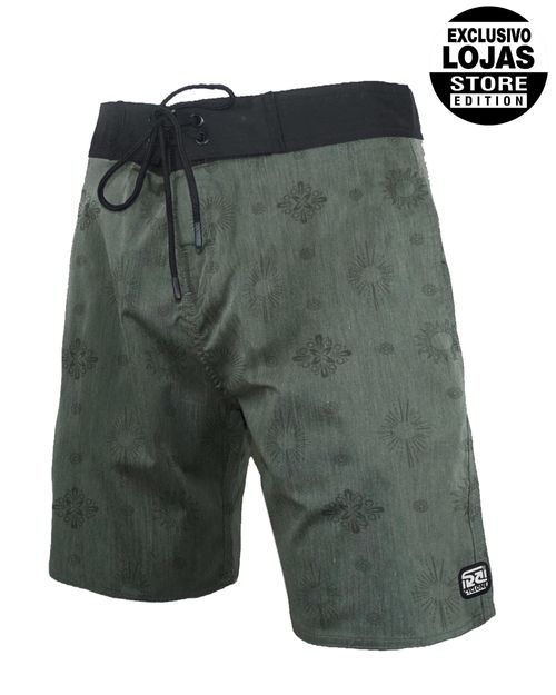 Bermuda Cyclone Água Pocket Printed Stretch