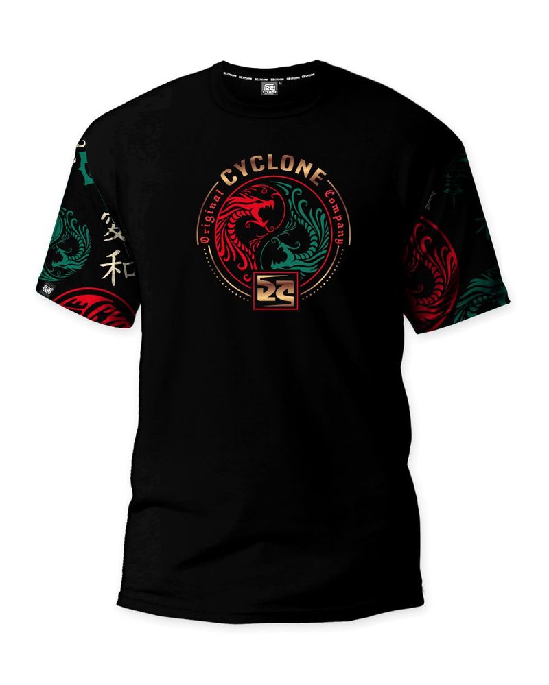 Frente-Camisa-Cyclone-Dif-Full-Yang-Dragon-Preto-Vermelho