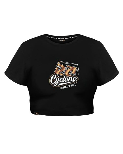 Baby Look Cyclone Cropped Mogent Metal